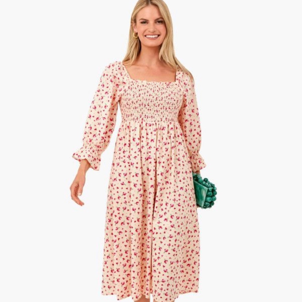 Hyacinth House Floral Fells Smocked Dress Tuckernuck Medium